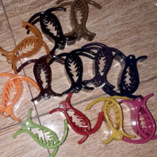 Set 6 cái cạp tóc bằng nhựa có 3 càng