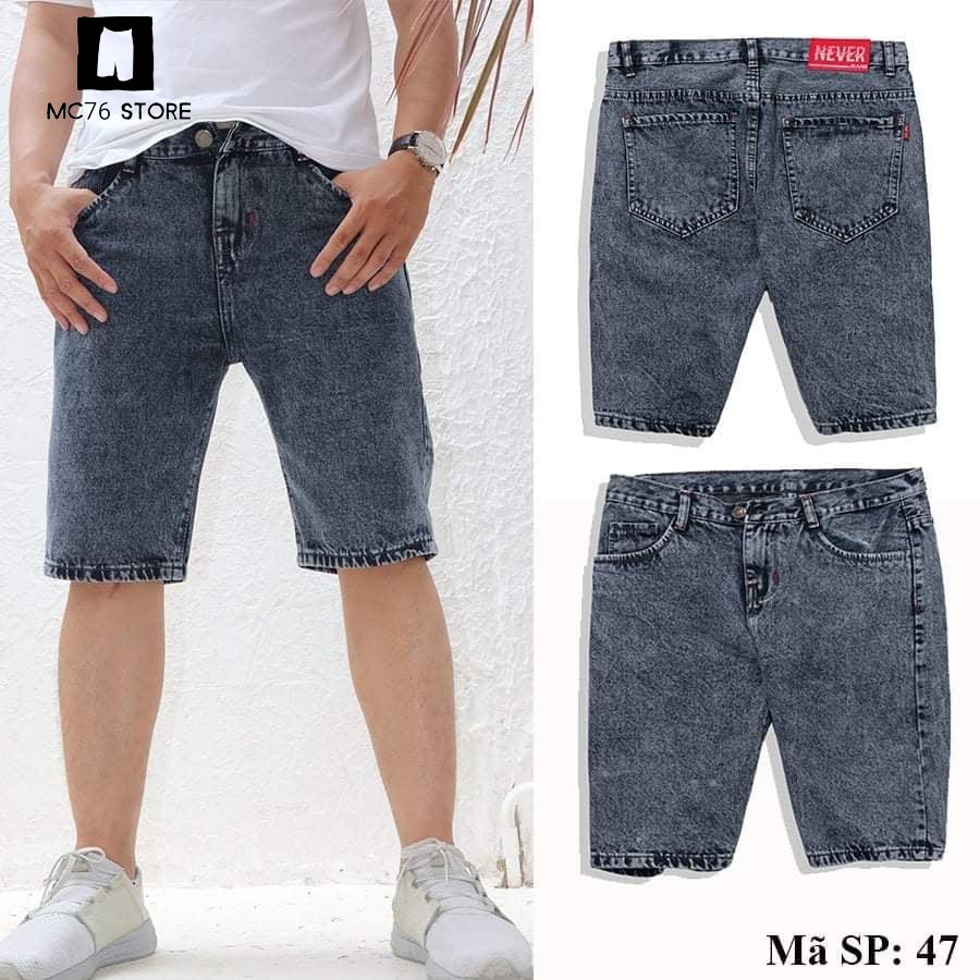 Quần short jean Nam chất bò co dãn thoải mái  quần lửng jean NHIỀU MÀU ĐẸP 2022