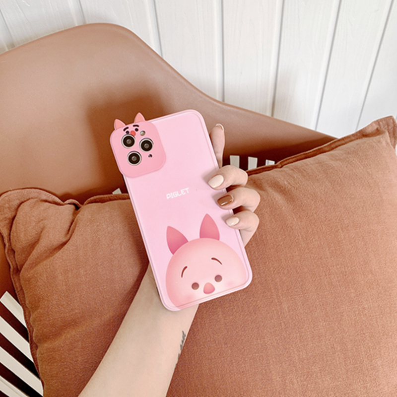 Ốp Điện Thoại Hình Gấu Và Heo Đáng Yêu Cho Iphone 12 Pro Max 11 Pro Max X Xr Xs Max Xr 8 7 Plus | BigBuy360 - bigbuy360.vn