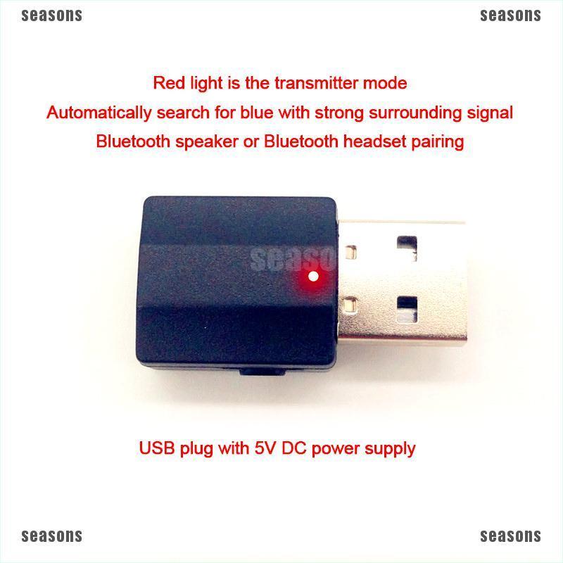 Usb Bluetooth 5.0 Truyền Nhận Tín Hiệu 2 Trong 1 Giắc Cắm 3.5mm | BigBuy360 - bigbuy360.vn