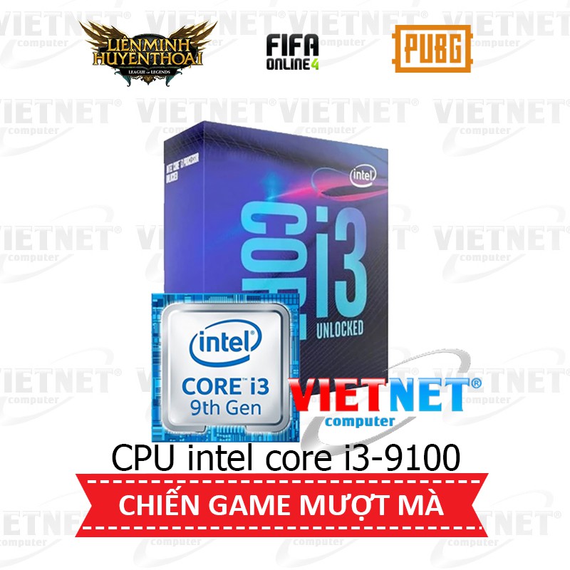 Máy tính gaming i3-9100,R8Gb + Màn Hình Cong 24 inch | BigBuy360 - bigbuy360.vn