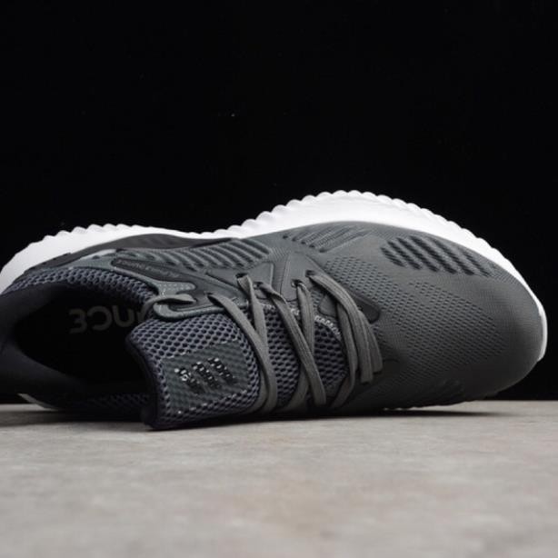 ( Uy tín nhất ) Giầy thể thao Alphabounce beyond xám đen đế trắng * new ' ◦