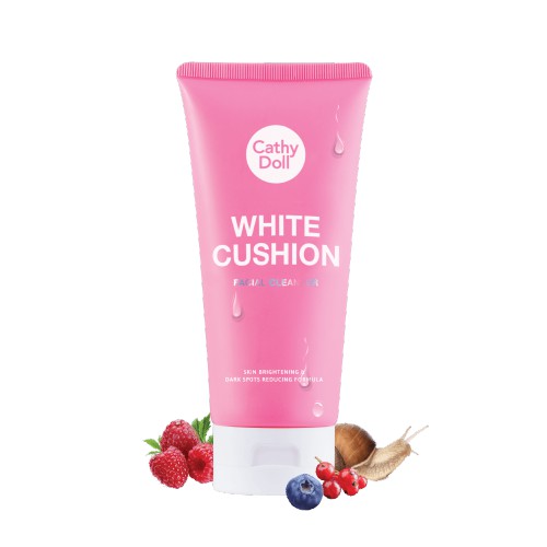 Sữa rửa mặt tạo bọt trắng da Cathy Doll White Cushion Facial Foam Cleanser 120ml