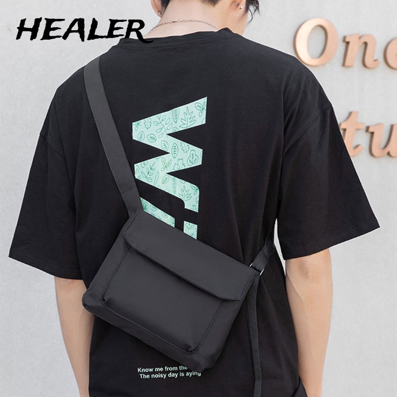 Túi Đeo Chéo Nhỏ Phong Cách hip hop Đường Phố Hợp Thời Trang Cho Nam