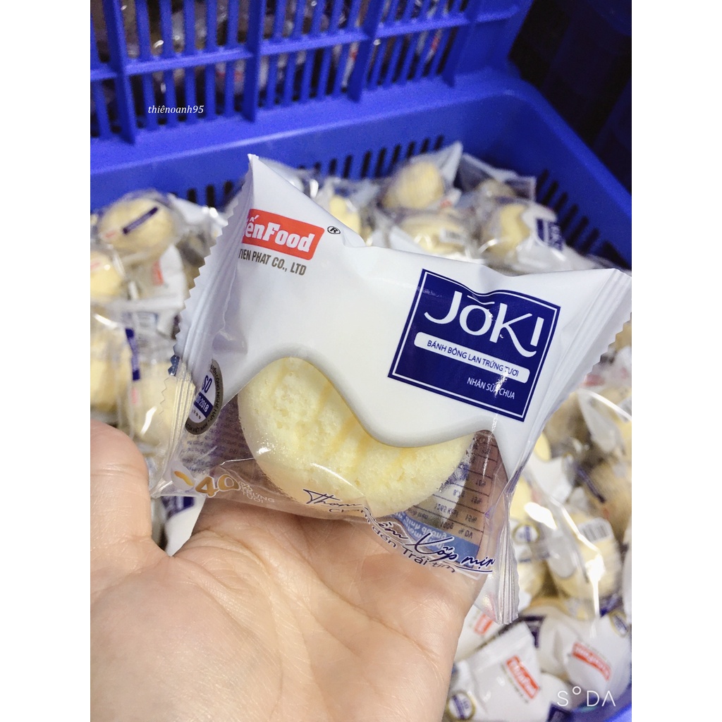 Bánh bông lan hấp Joki Tiến food loại có nhân 75 cái/thùng