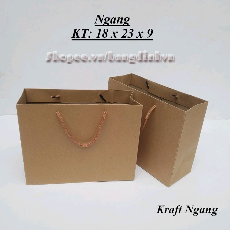 Túi Giấy Kraft - Túi Xi Măng - Combo 100c - [ Freeship ]