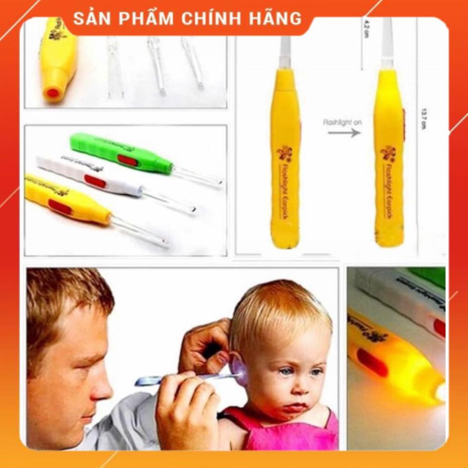 Dụng cụ lấy rái tai có đèn soi cho bé