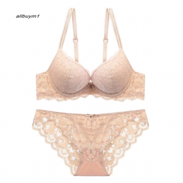 THANH LÝ - Bộ đồ lót ren có gọng đệm kép nâng ngực BL1390