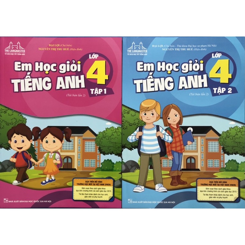 Sách - Em học giỏi tiếng anh lớp 4 (Combo 2 tập)