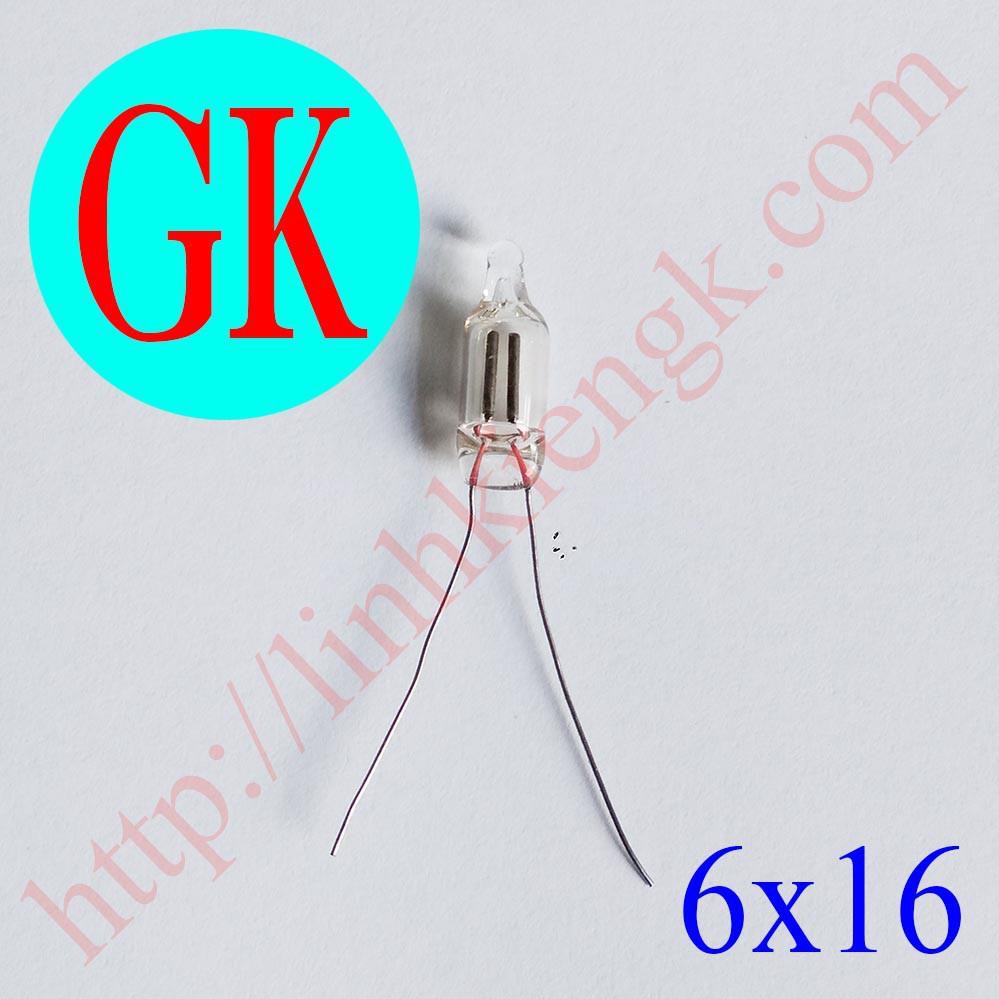 [10 cái] Đèn báo nguồn 220V kích thước 6x16