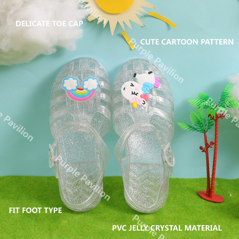 ✿Hàng Có Sẵn✿ Giày Búp Bê Đế Mềm Đục Lỗ Màu Cầu Vồng Kiểu Công Chúa Roman Cho Bé Gái