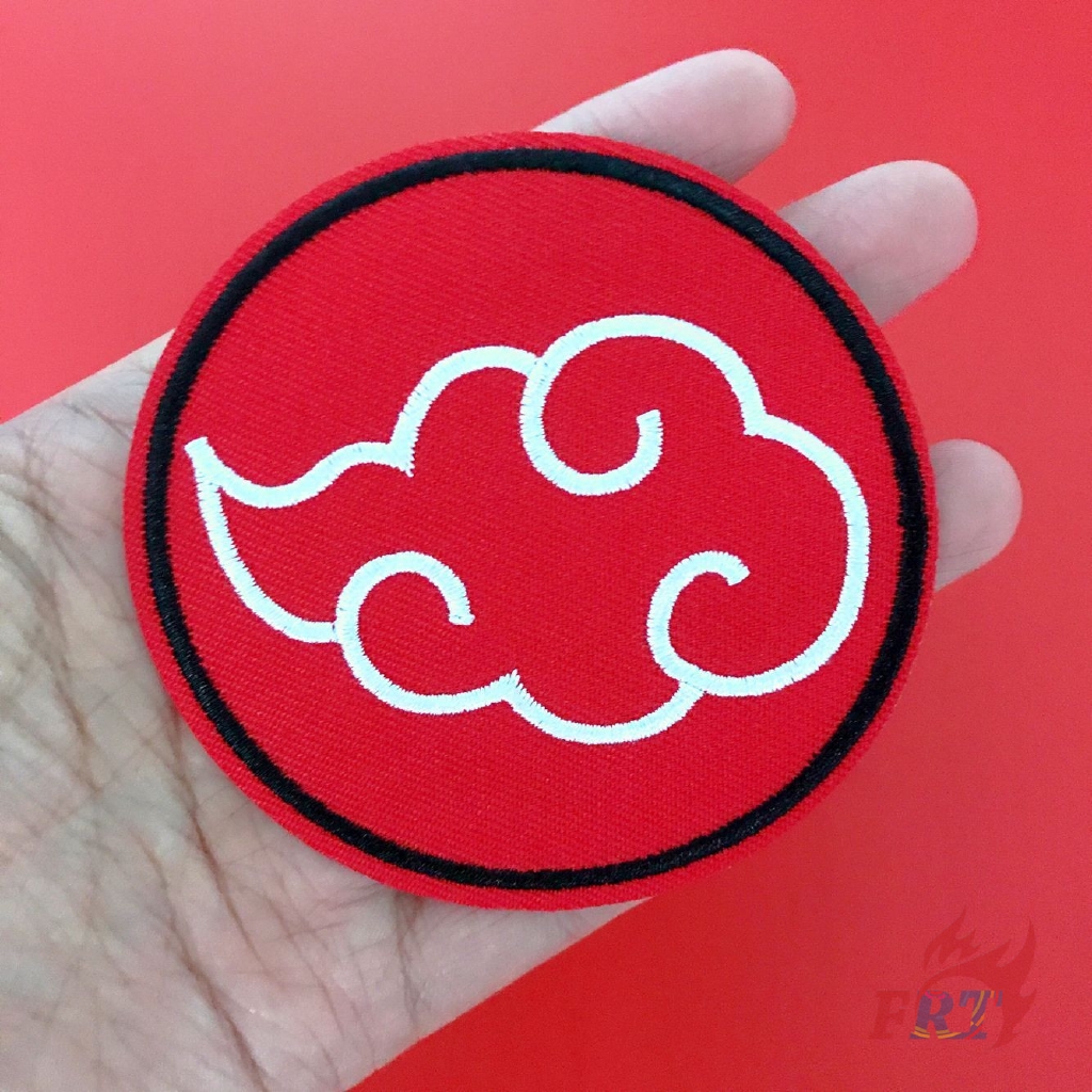 Miếng dán ủi họa tiết anime naruto akatsuki DIY