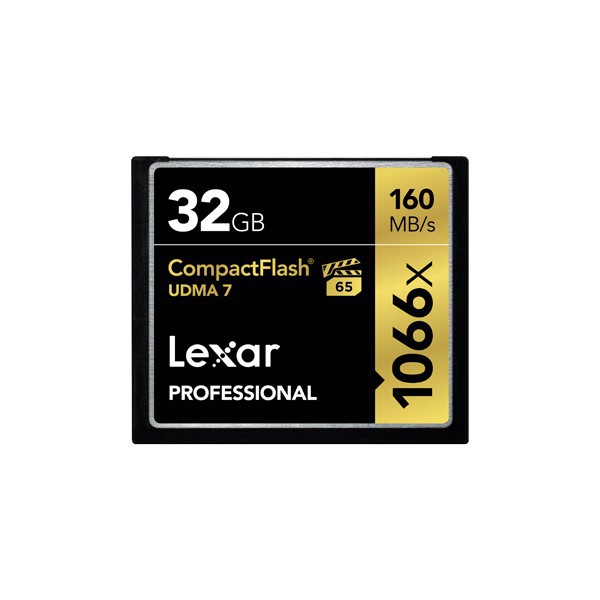 Thẻ nhớ Lexar CF 32/64/128/256GB Professional 1066x 160Mb/s - Hàng Chính Hãng