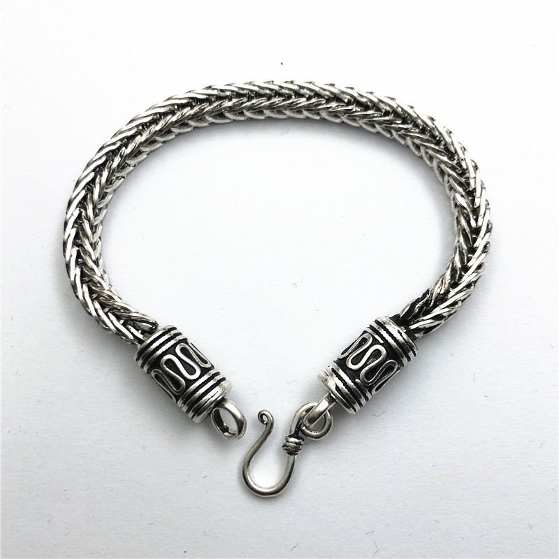 Vòng Tay Thời Trang Bằng Bạc 925 Phong Cách Vintage