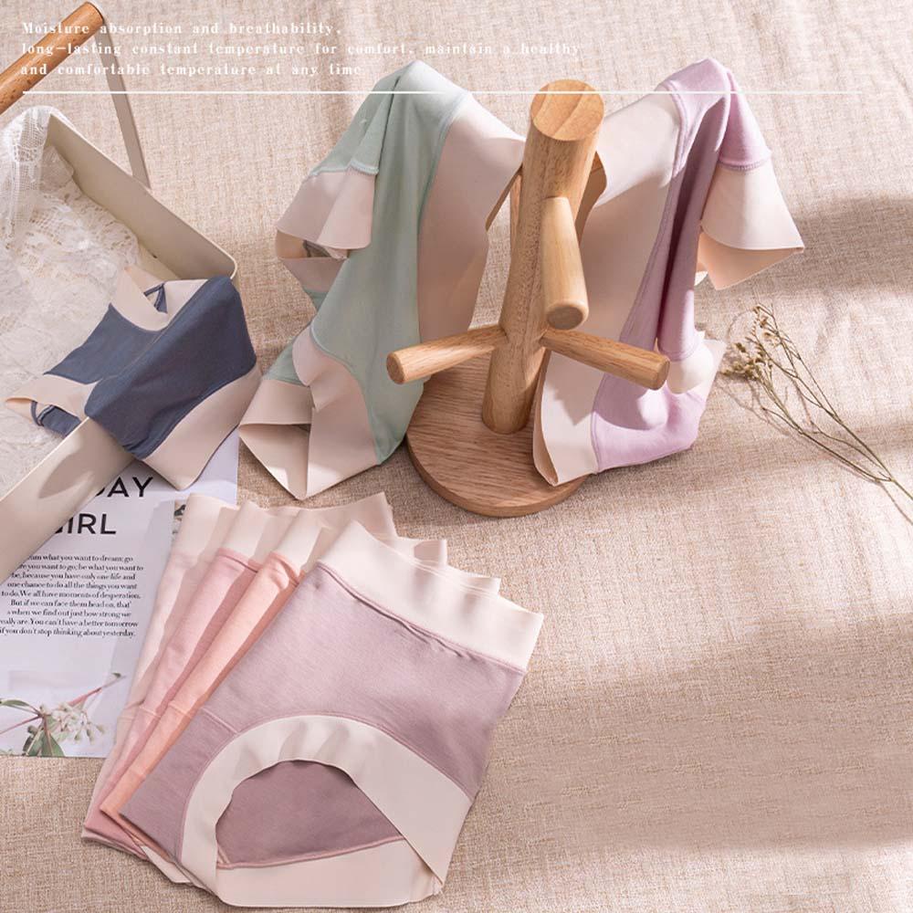 SOMEDAYZL Quần Lót Mềm Không Đường May Lưng Vừa Thoải Mái Cho Nữ