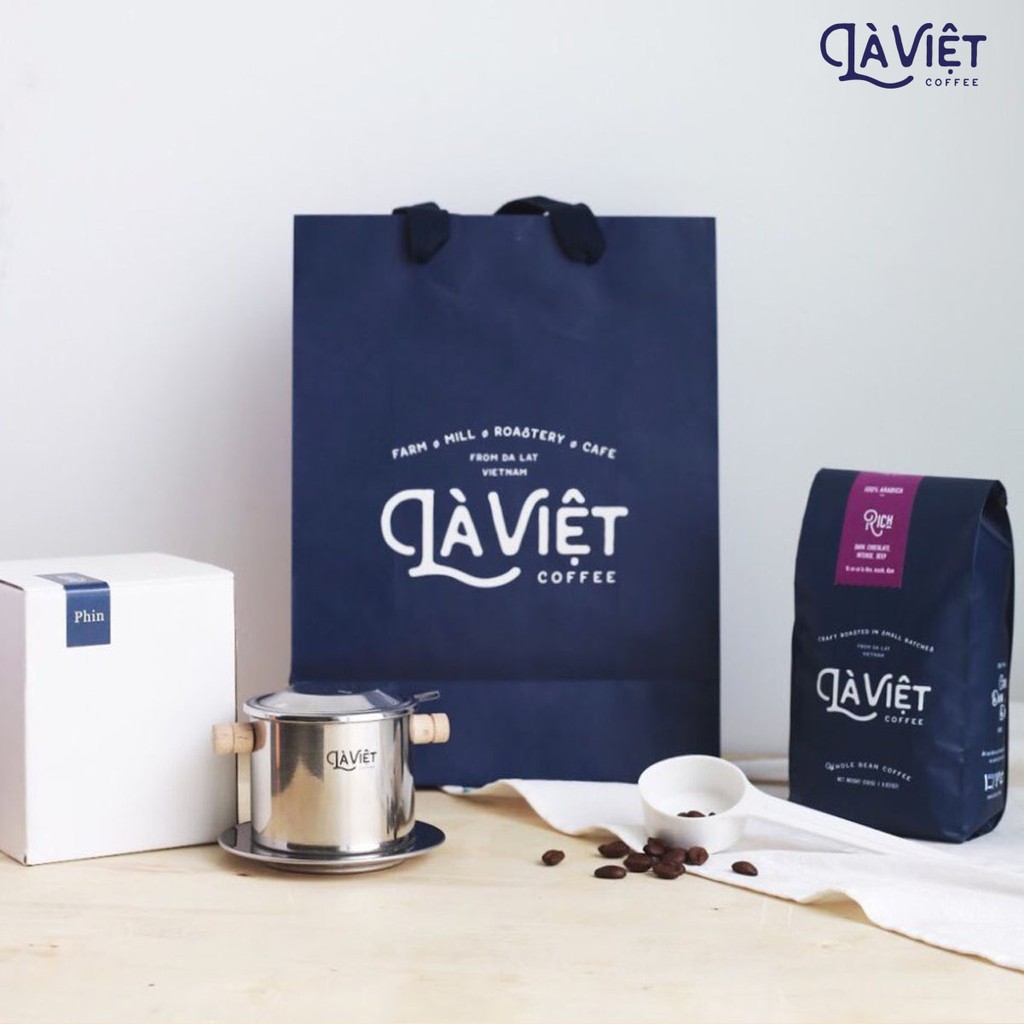 Cà Phê Nguyên Hạt LÀ VIỆT Rich 100% Arabica 250gr Vị sô-cô-la Đen Đậm. | BigBuy360 - bigbuy360.vn