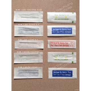 [100 chiếc] KIM 1 PHUN XĂM (Dài/Ngắn)