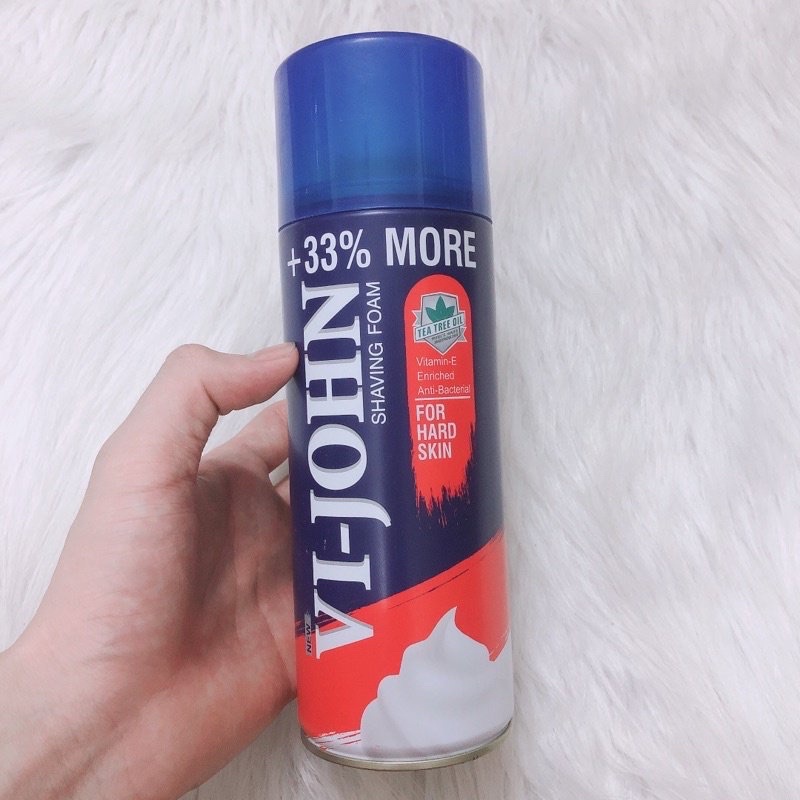 Bọt Cạo Râu Trà Xanh 420ml VI JOHN Hàng Nhập Khẩu No.1 Indian Shaving Foam