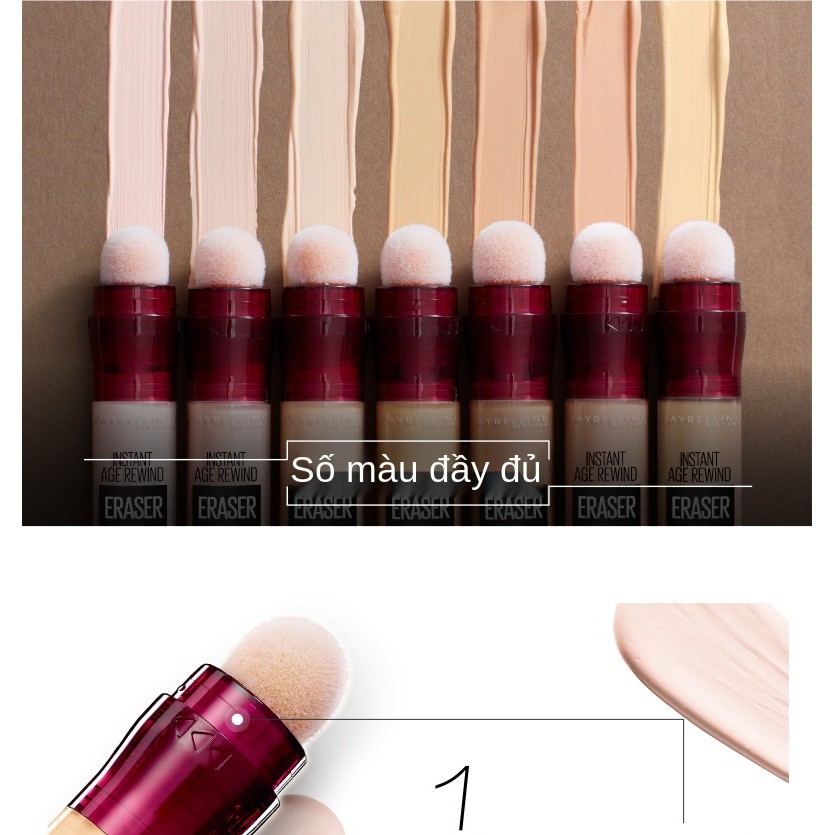 Bút che khuyết điểm Maybelline kem che khuyết điểm dạng kem dạng thỏi dạng lỏng để che các vết mụn, các nốt tạo tác trên