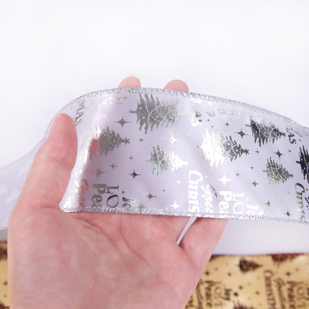 Cuộn dây tay băng 6.3cm X 2m dùng để trang trí giáng sinh xinh xắn