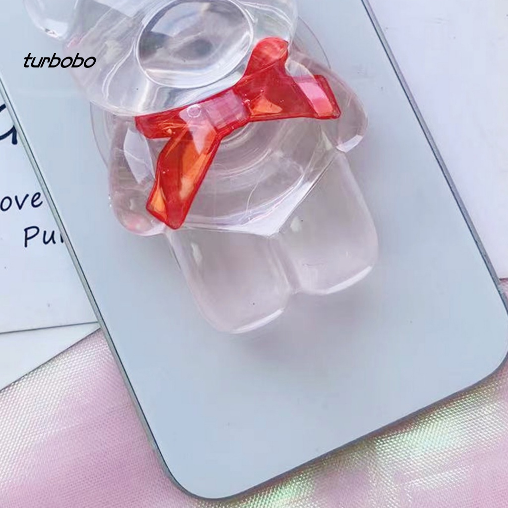 Turbobo Giá Đỡ Điện Thoại Di Động Hình Gấu Hoạt Hình Bền Bỉ Trang Trí Cho Xem TV