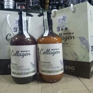 Combo cặp dầu gội xả Collagen Mefaso 1700ml