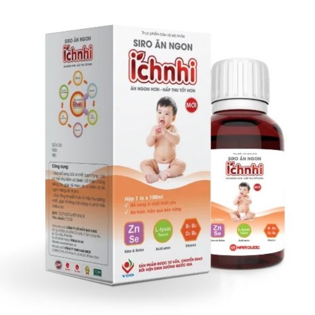 (Cam Kết Chính Hãng)_Siro Ăn Ngon Ích Nhi 100ml