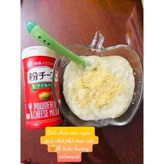 Phô mai rắc cháo Meg cho bé ăn dặm