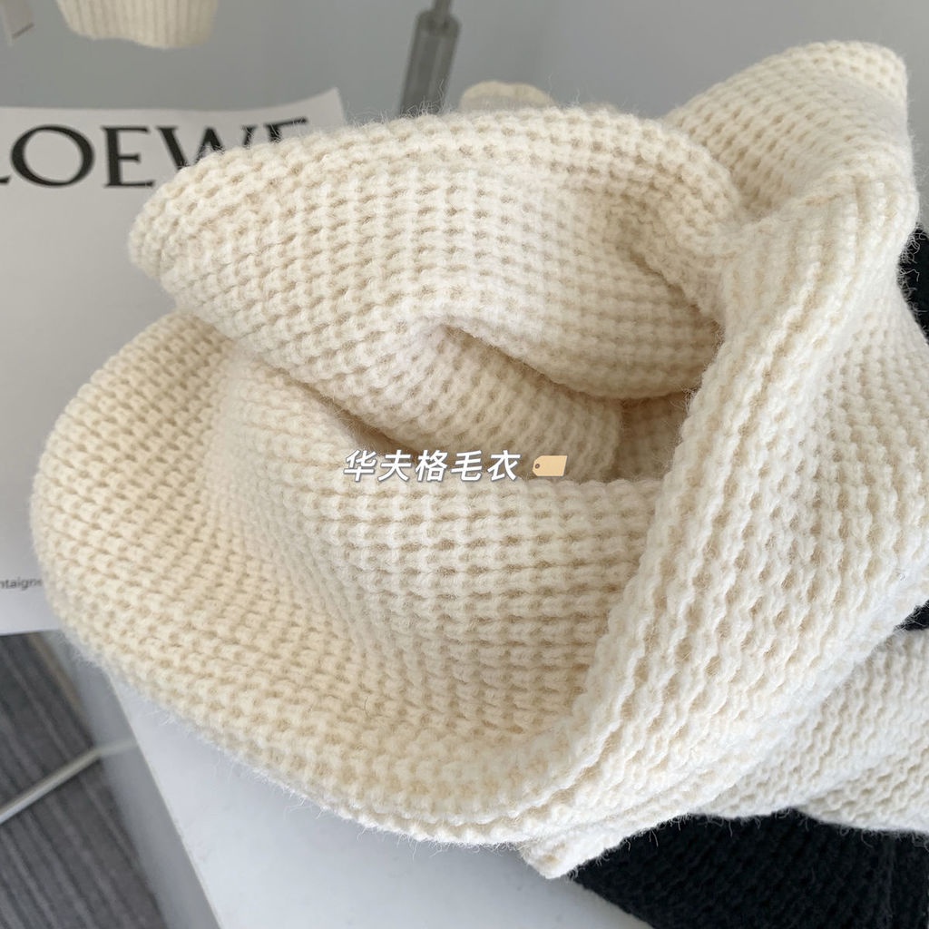 Áo sweater Pure Cube dệt kim dáng rộng kiểu Hàn Quốc thời trang thu đông cho nữ