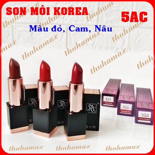 Son môi màu đỏ nâu cam Korea | BigBuy360 - bigbuy360.vn