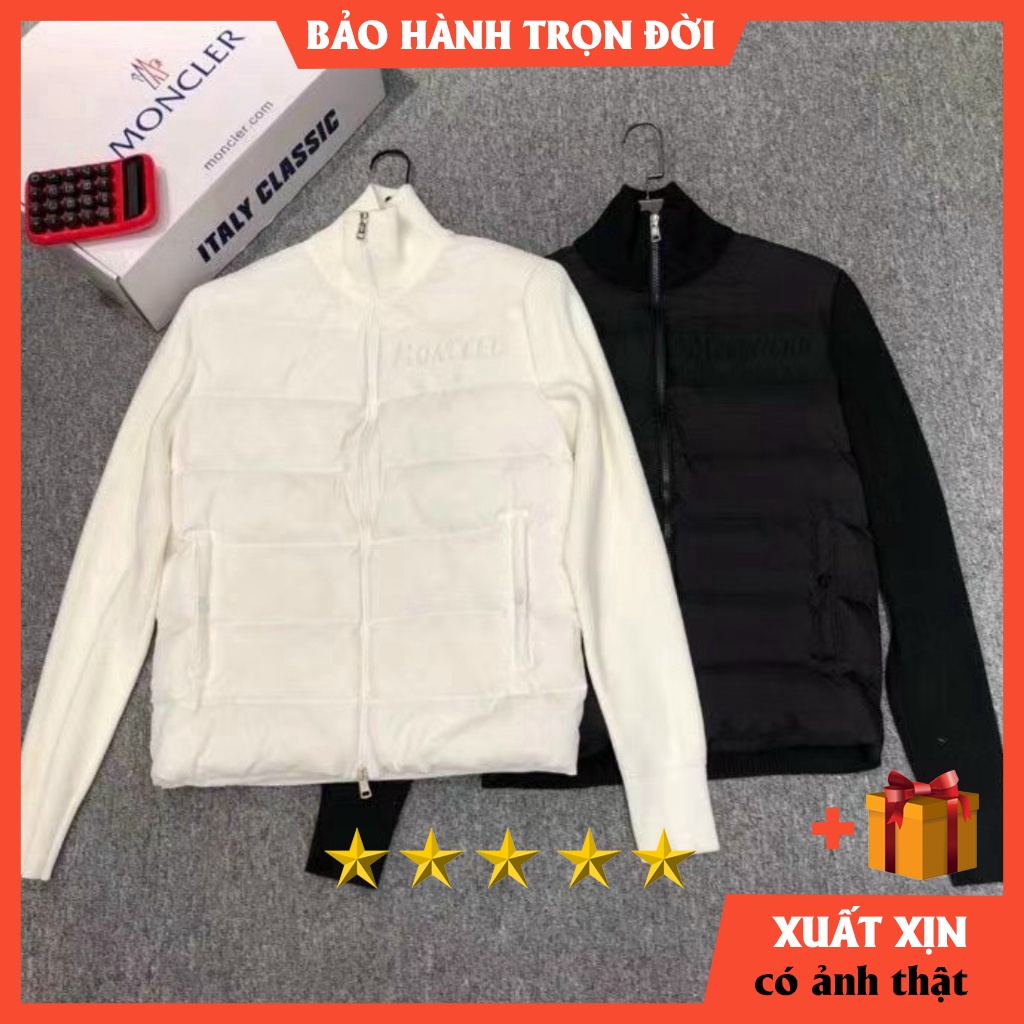 Áo phao phối len Thời trang MCL(unisex) BẢO HÀNH TRỌN ĐỜI