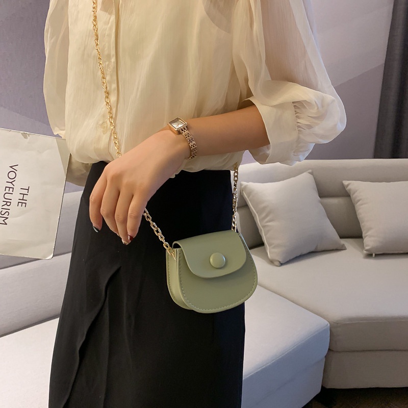 Túi Mini Nhỏ Đeo Chéo Da Trơn Thời Trang