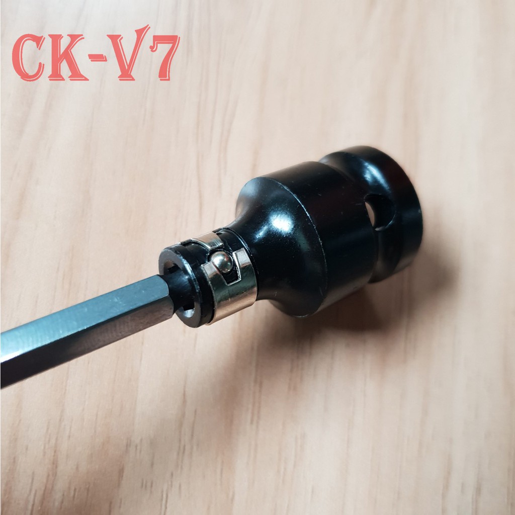 Đầu chuyển bu lông 1/2 sang bắn vít chuôi lục giác 6.35mm