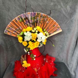 Oản hoa nghệ thuật siêu đẹp