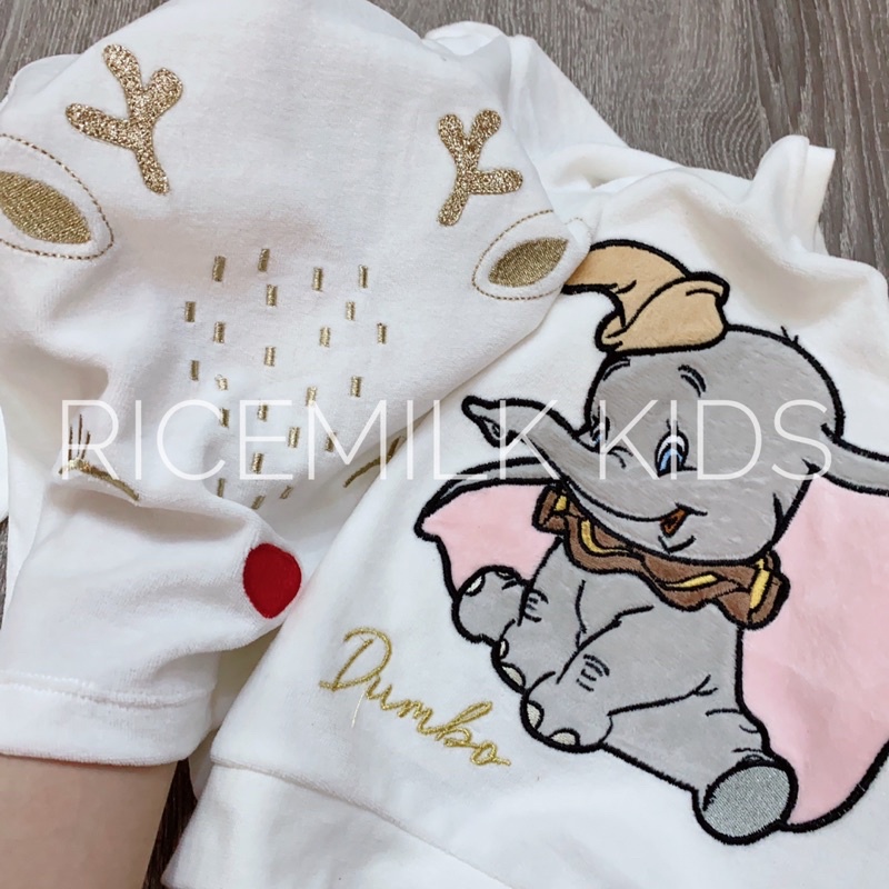 Bộ nhung cho bé hình tuần lộc và voi xuất dư xịn