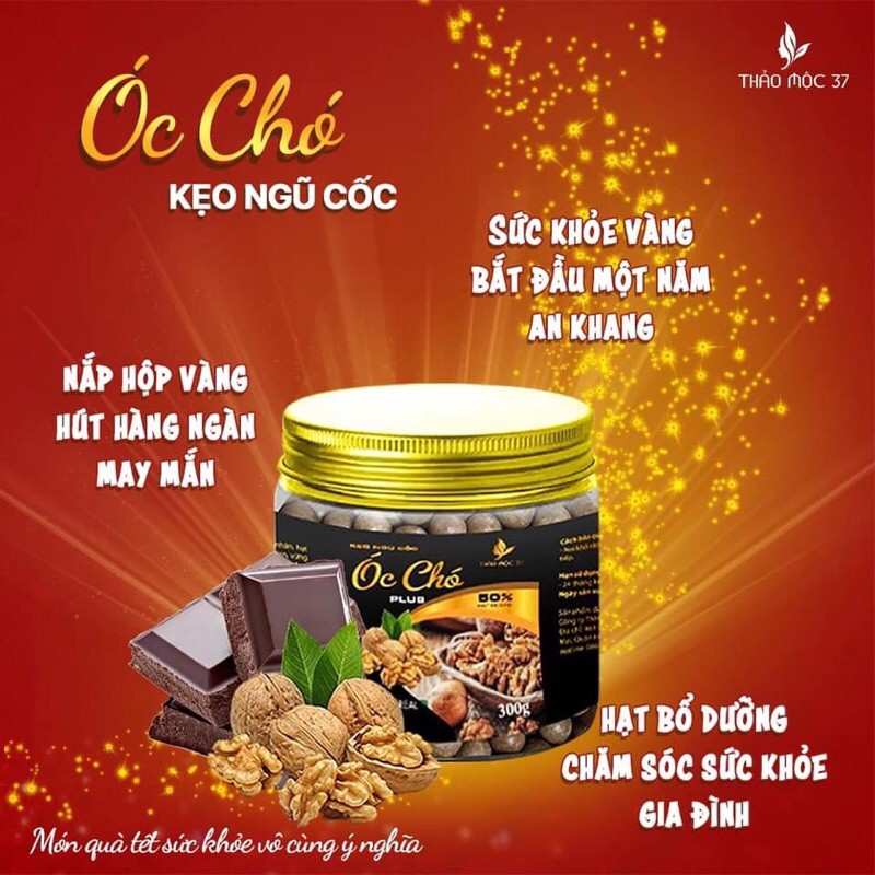 Kẹo Ngũ cốc óc chó của thảo Mộc 37 Tặng kèm hộp kẹo mầm lúa mạch gold 180k | BigBuy360 - bigbuy360.vn