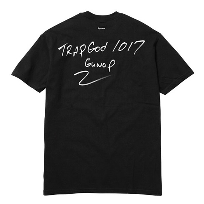 Áo Thun Tay Ngắn Cổ Tròn In Logo Supreme 16FW GucciS Mane Tee rapper Dành Cho Nam Và Nữ