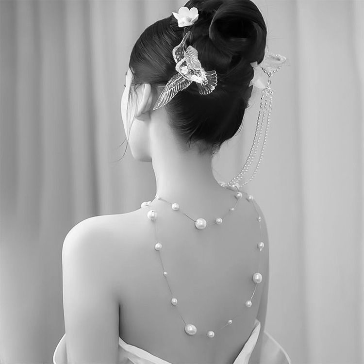 [Aishang Xinh Đẹp] Cài Tóc Phối Tua Rua Phụ Kiện Chụp Ảnh Cưới / Cô Dâu Nghệ Thuật Phong Cách Mới