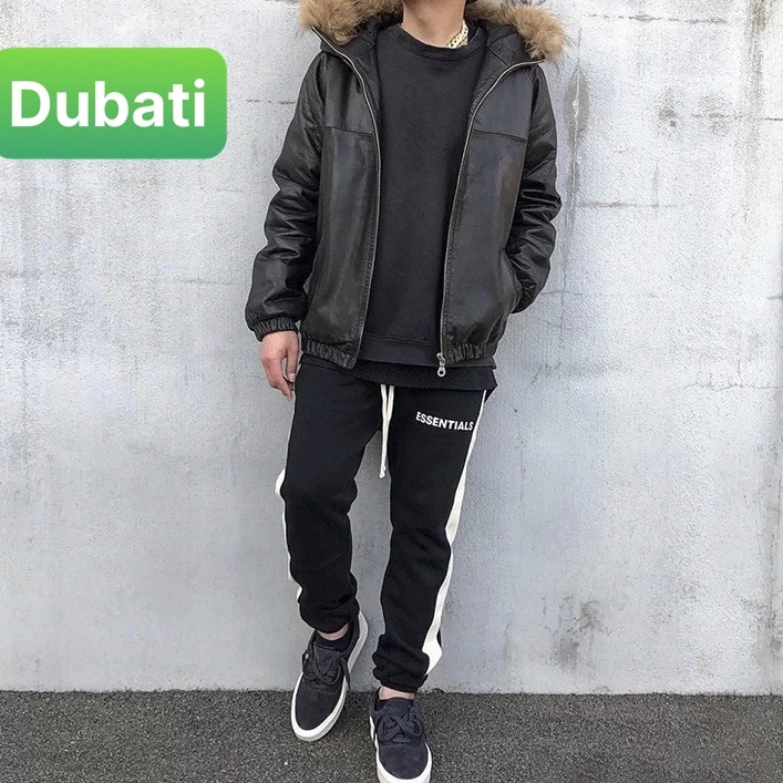 QUẦN JOGGER ESSENTIALS ỐNG RỘNG NAM NỮ CÓ BO 3 MÀU PHONG CÁCH HÀN QUỐC XỊN SÒ - DUBATI FASHION