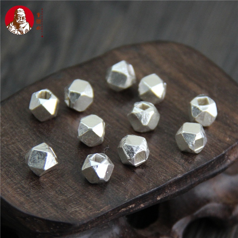 Hạt Xỏ Lỗ Bằng Bạc 925 Dùng Làm Vòng Tay Handmade diy