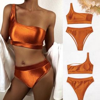 Bikini có mút nâng ngực hoạ tiết chấm bi