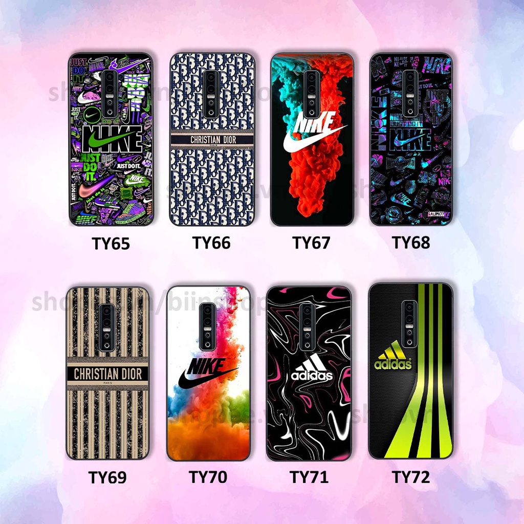 Ốp Vivo V17 Pro in hình thương hiệu nhiều màu sắc thể thao cá tính thời trang