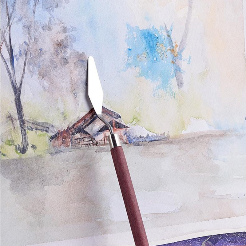 Bộ 7 dao trộn màu vẽ tranh sơn dầu bằng thép không gỉ