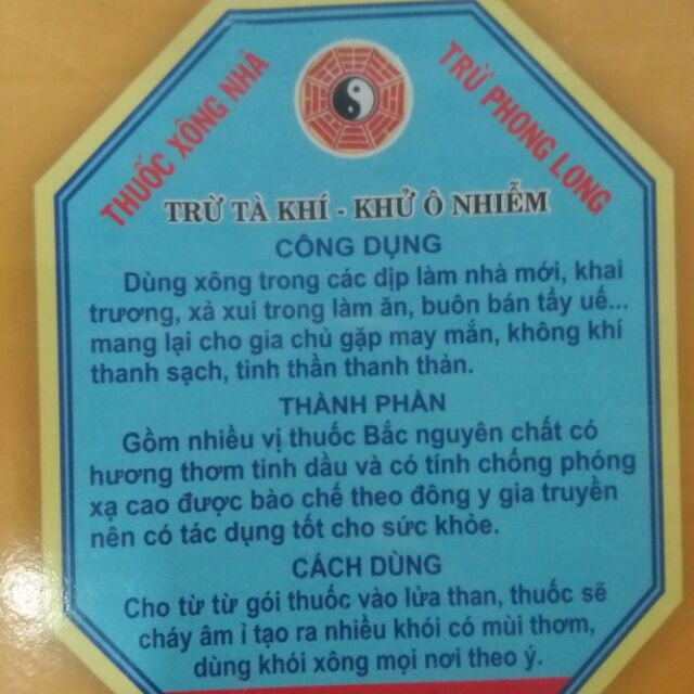 Thuốc xông nhà phong thủy