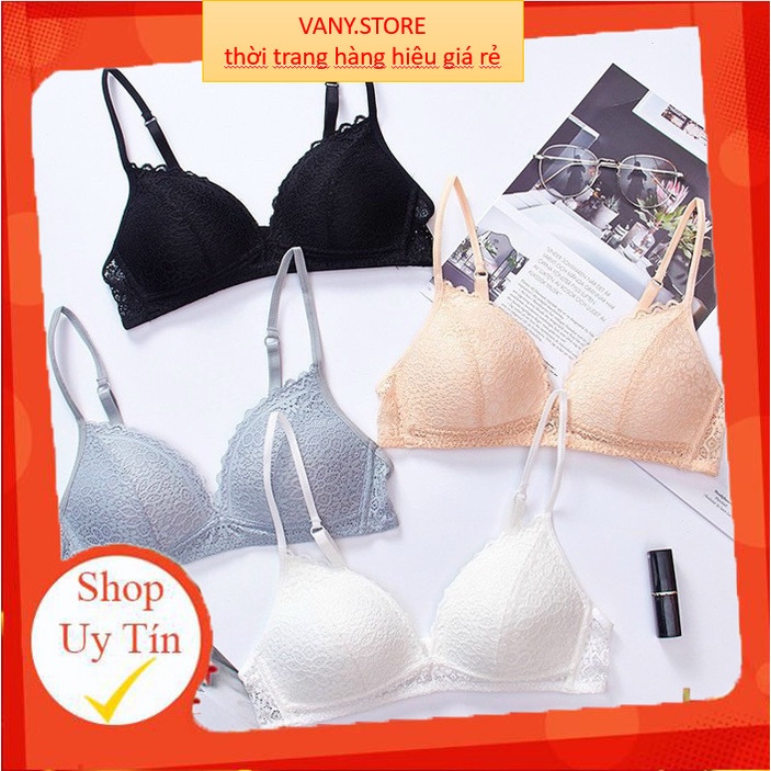 Áo Lót Nữ ❤️FREESHIP❤️Áo Lót Đúc Ren Viền Sóng Không Gọng Đệm Mỏng Siêu Đẹp Nâng Ngực , Tôn Dáng mẫu C014