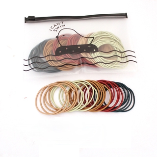 Túi 100 Dây Thun Buộc Tóc Cỡ 5CM