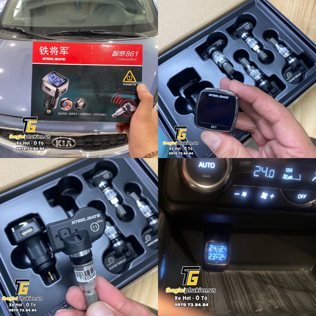 Cảm biến áp suất lốp VAN TRONG Stealmate 861