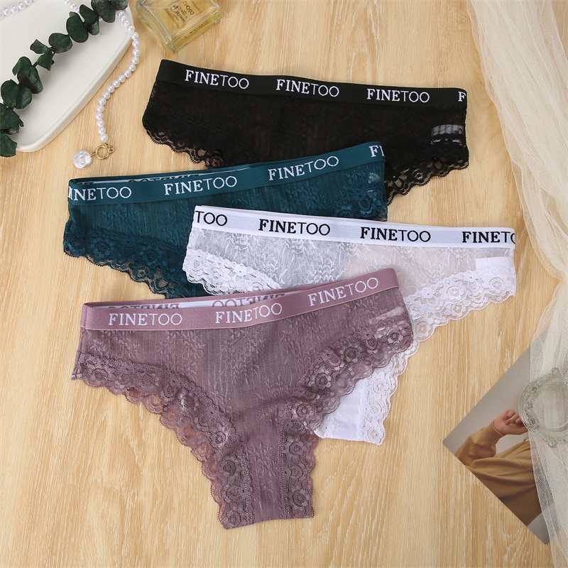 Cute Byte Set 3 Quần Lót Ren Hoa Cho Nữ