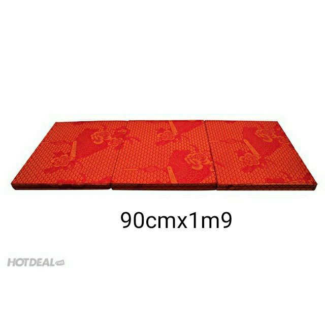 Đệm đơn xốp ép gấp3 kt 90cm×1m9 đủ mọi độ dày 5cm,7cn,9cm