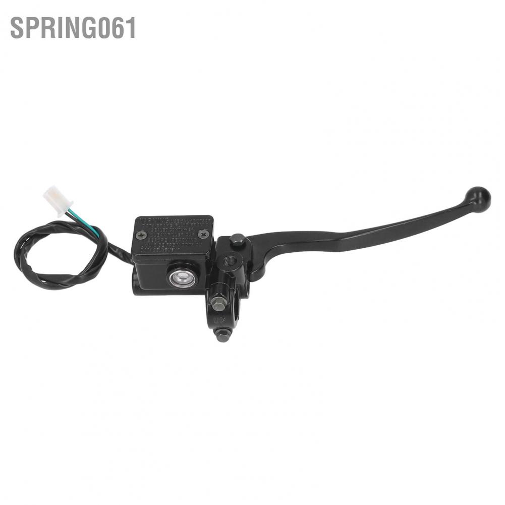 Spring061 22mm Hydraulic Brake Master Lever Right Hand with Cable Replacement for CRF50 CRF70 CRF80 XR50 XR70 Pit Bike
